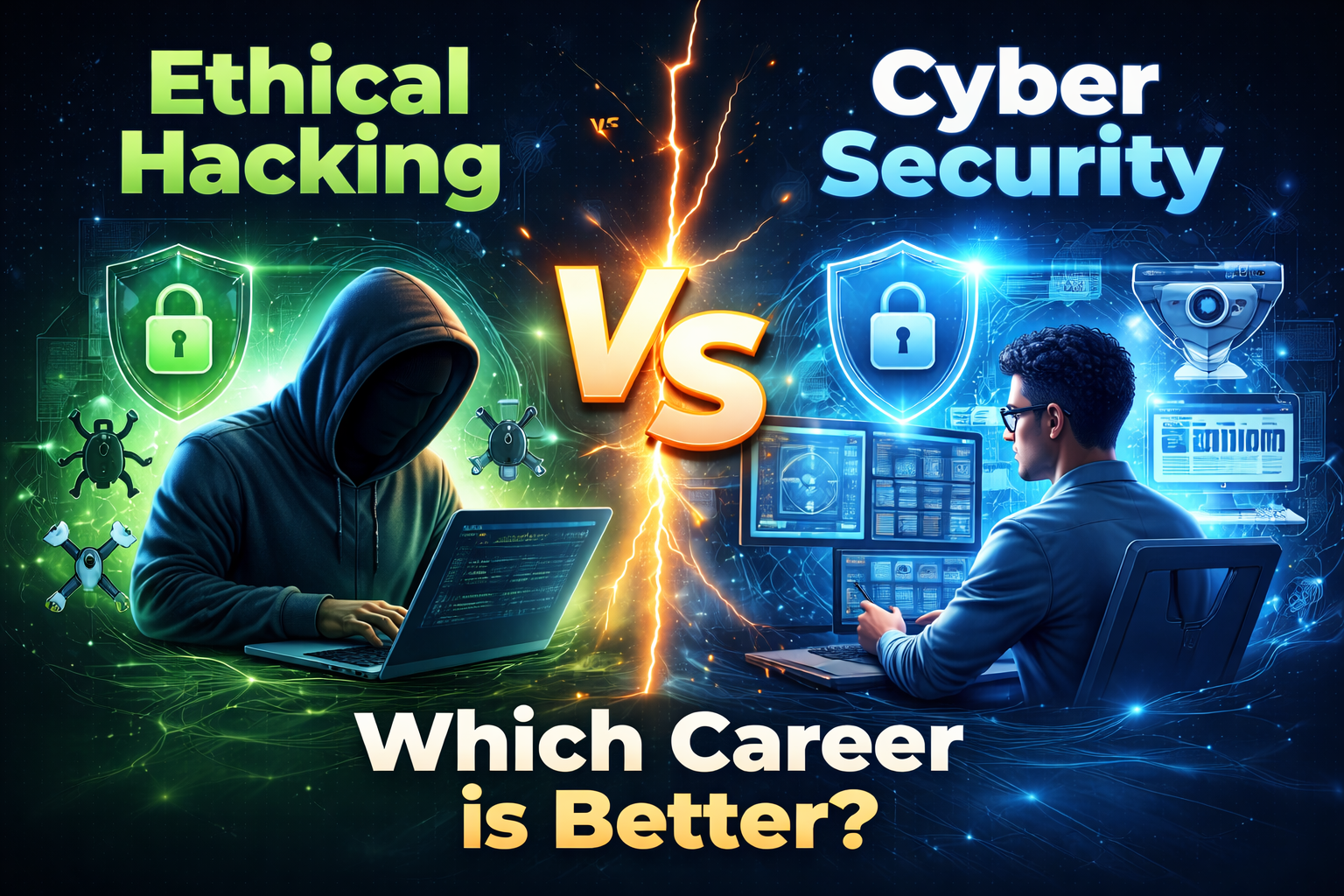 Ethical Hacking vs Cyber Security: Which Career is Better?