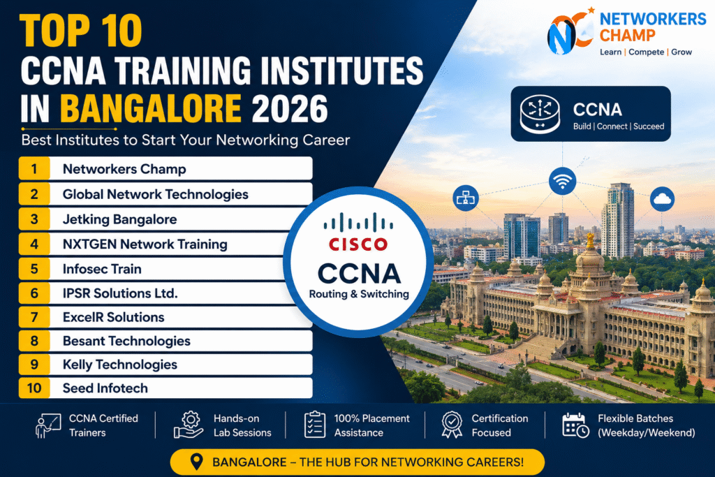 Top 10 CCNA Training Institutes in Bangalore 2026